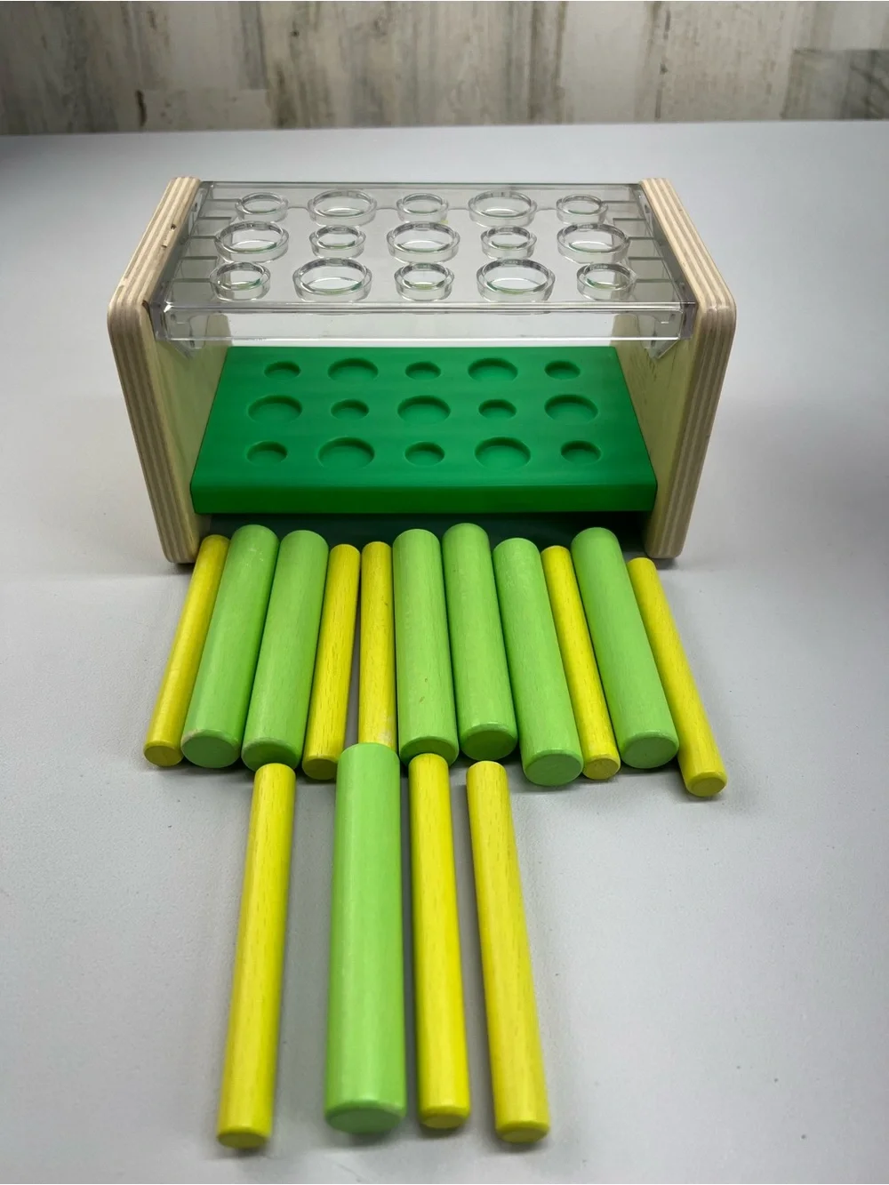 Lovevery Wooden Posting Stand Montessori Inspired Fine Motor Toy
